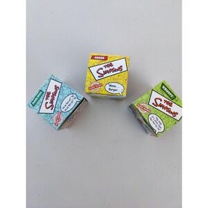 The Simpsons Burger King Official Talking Watches 2002 Set Of 3 Lot